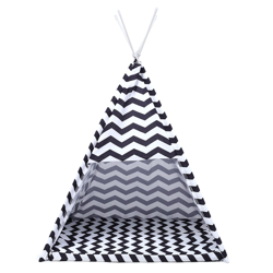 Tipi noir et blanc pour petits chiens precio