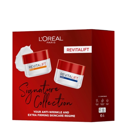 L'Oreal Paris Revitalift SPF Day & Night Cream Signature Collection Gift Set for Her