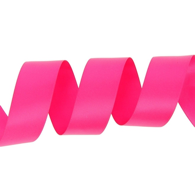 Ruban satin double face 25 mm violet