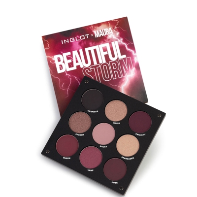 Inglot X Maura Beautiful Storm Eye Shadow Palette