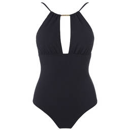 MELISSA ODABASH maillot de bain 1 pièce sans armatures Phuket Black Cruise