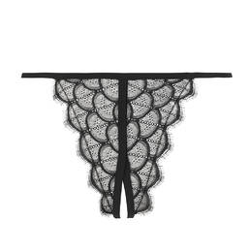 ATELIER AMOUR string ouvert en dentelle Mystic Shadow en oferta