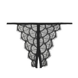 ATELIER AMOUR string ouvert en dentelle Mystic Shadow