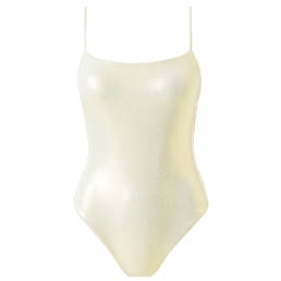 MELISSA ODABASH maillot de bain 1 pièce nageur sans armatures Maui Gold Blush