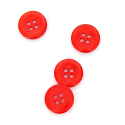 Boutons contours galbés rouge 18 mm precio
