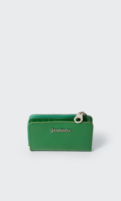 Stradivarius Porte-Monnaie Verni Avec Porte-Cartes Vert 103
