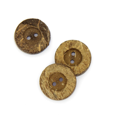 Boutons ronds coco marron 23 mm precio