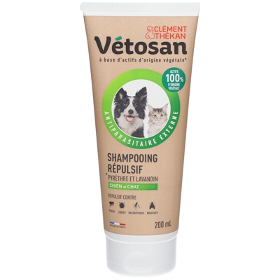Vétosan Shampooing Répulsif Chien et Chat