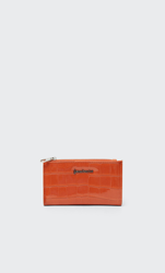 Stradivarius Porte-Monnaie Basique Effet Croco Orange 103 características