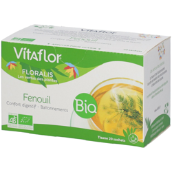 Vitaflor® Bio Fenouil Tisane Confort digestif - Ballonnements características
