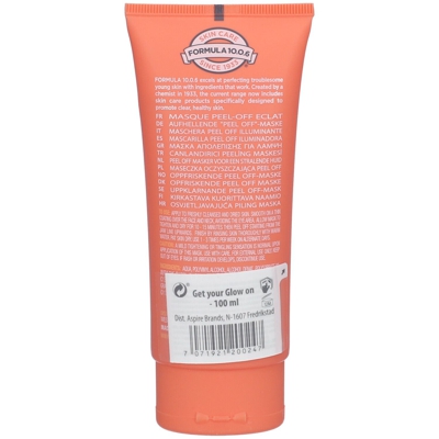 Formula 10.0.6® Get Your Glow On Masque Peel-Off Eclat Papaye + Agrumes