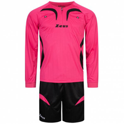 Zeus Hommes Arbitre Ensemble Maillot avec short Fuxia en oferta