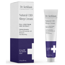 Dr Kerklaan Natural CBD Sleep Cream 1 oz características