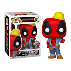 CONSTRUCTION WORKER DEADPOOL / DEADPOOL / FIGURINE FUNKO POP / EXCLUSIVE SPECIAL EDITION precio