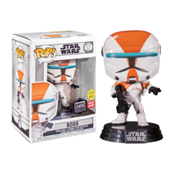 BOSS / STAR WARS REPUBLIC COMMANDO / FIGURINE FUNKO POP / EXCLUSIVE SPECIAL EDITION / GITD precio