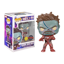 ZOMBIE IRON MAN / MARVEL WHAT IF / FIGURINE FUNKO POP / EXCLUSIVE SPECIAL EDITION / GITD características