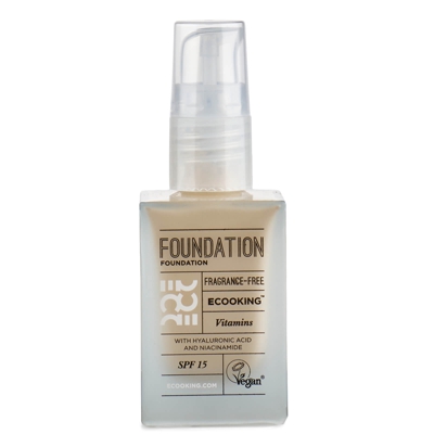 Ecooking Foundation 30ml (Various Colours) - 01 Porcelain