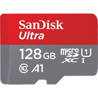 Ultra mémoire flash 128 Go MicroSDXC Classe 10, Carte mémoire