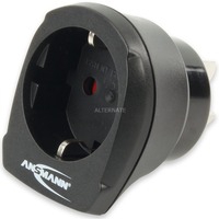 1250-0003 adaptateur prise d''alimentation Type I (AU) Type F Noir