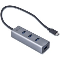 Metal USB-C HUB 4 Port, Hub USB