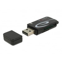 91602 lecteur de carte mémoire USB 2.0 Noir