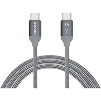 1654 câble USB 2 m USB 2.0 USB C Gris, Argent