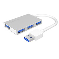 IB-Hub1402 USB 3.2 Gen 1 (3.1 Gen 1) Type-A 5000 Mbit/s Argent, Hub USB en oferta