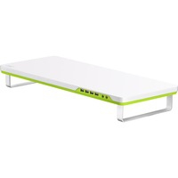 M-Desk F1 68,6 cm (27") Autonome Vert, Blanc, Stand