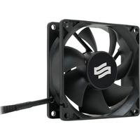 Zephyr 80 Boitier PC Ventilateur 8 cm Noir, Ventilateur de boîtier
