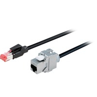 CAT6a RJ45 3m câble de réseau Noir