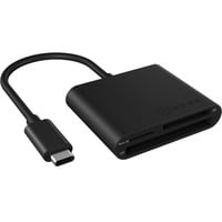 IB-CR301-C3 lecteur de carte mémoire USB 3.2 Gen 1 (3.1 Gen 1) Type-C Noir