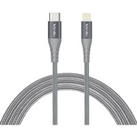 1886 câble Lightning 2 m Gris, Argent