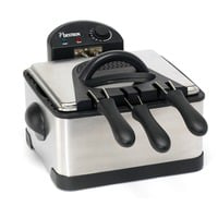 DF402B friteuse Double 2000 W Argent en oferta