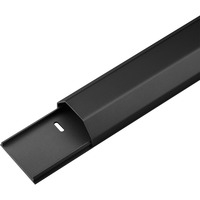 90724 chemin de câble Support de câble droit Noir, Guide-câble