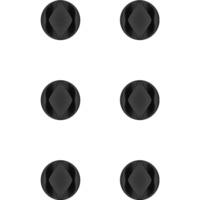 70362 range-câbles Sur bureau/mural Support de câbles Noir 6 pièce(s), Guide-câble