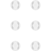 70364 range-câbles Sur bureau/mural Support de câbles Blanc 6 pièce(s), Guide-câble características