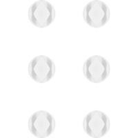 70364 range-câbles Sur bureau/mural Support de câbles Blanc 6 pièce(s), Guide-câble