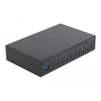 64112 hub & concentrateur USB 3.2 Gen 1 (3.1 Gen 1) Type-B 5000 Mbit/s Noir, Hub USB precio