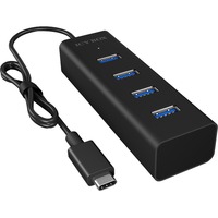 IB-HUB1409-C3 USB 3.2 Gen 1 (3.1 Gen 1) Type-C 5000 Mbit/s Noir, Hub USB