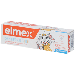 elmex® Bébé Dentifrice 0-2 ans características