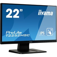 ProLite T2252MSC-B1 moniteur à écran tactile 54,6 cm (21.5") 1920 x 1080 pixels Plusieurs pressions Noir, Moniteur LED