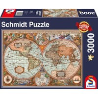 Ancient World Map Contour pour puzzle 3000 pièce(s) características