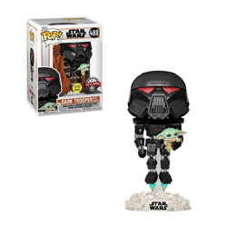 DARK TROOPER WITH GROGU / STAR WARS THE MANDALORIAN / FIGURINE FUNKO POP / EXCLUSIVE SPECIAL EDITION / GITD características