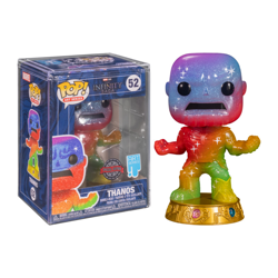THANOS RAINBOW ARTIST SERIES WITH POP PROTECTOR / INFINITY SAGA / FIGURINE FUNKO POP / EXCLUSIVE SPECIAL EDITION características