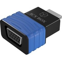 HDMI - VGA, M/F Noir, Bleu, Adaptateur
