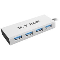 IB-AC6104 5000 Mbit/s Aluminium, Argent, Hub USB