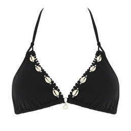 BANANA MOON haut de maillot de bain triangle Yero Black