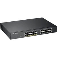 GS1900-24EP Géré L2 Gigabit Ethernet (10/100/1000) Connexion Ethernet, supportant l''alimentation via ce port (PoE) Noir, Commutateur