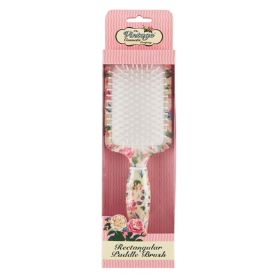 Brosse à Picots Rectangulaire à Motif Fleuri The Vintage Cosmetic Company