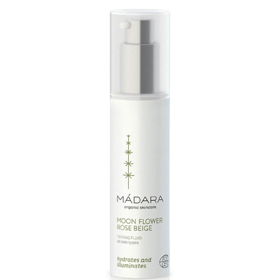 Fluide teintant « Moon Flower » (Fleur de Lune) Beige Rosé MÁDARA 50 ml